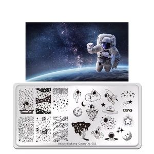 $5- Astronaut nail stamping plate. New. Stainless. $5 WITH ANY $10 ORDER. White
